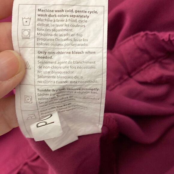 Carhartt Women's Elastic Waist Scrub Pants In Magenta Size XS - Picture 8 of 8